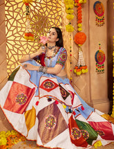 Blue Full Flaire Designer Lehenga